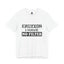 Caution-No Filter-Jersey Knit T-Shirt