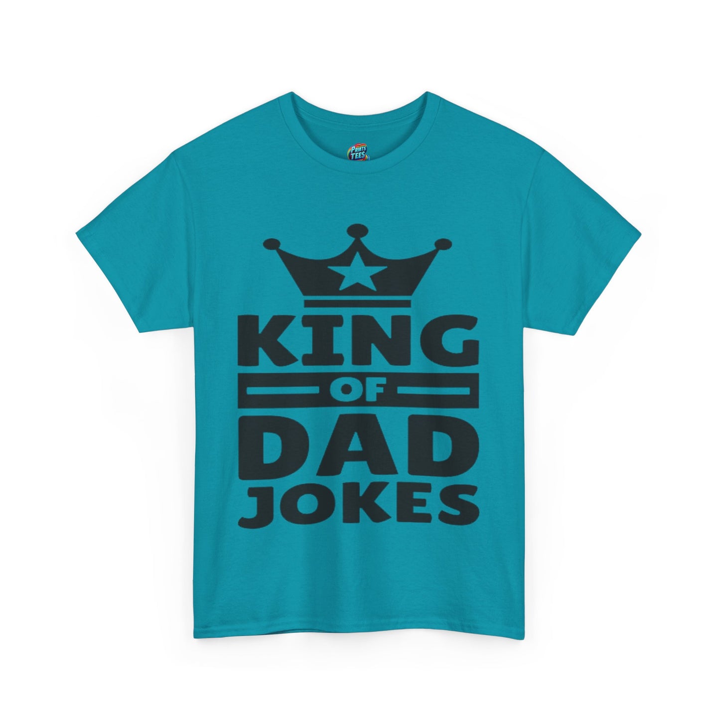 King of Dad Jokes-Heavy Cotton Classic Tee