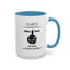Fu(k You-Middle Finger-Accent Coffee Mug (11, 15oz)