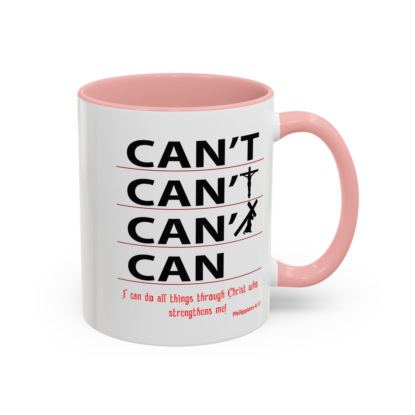 Through Christ-Accent Coffee Mug (11, 15oz)