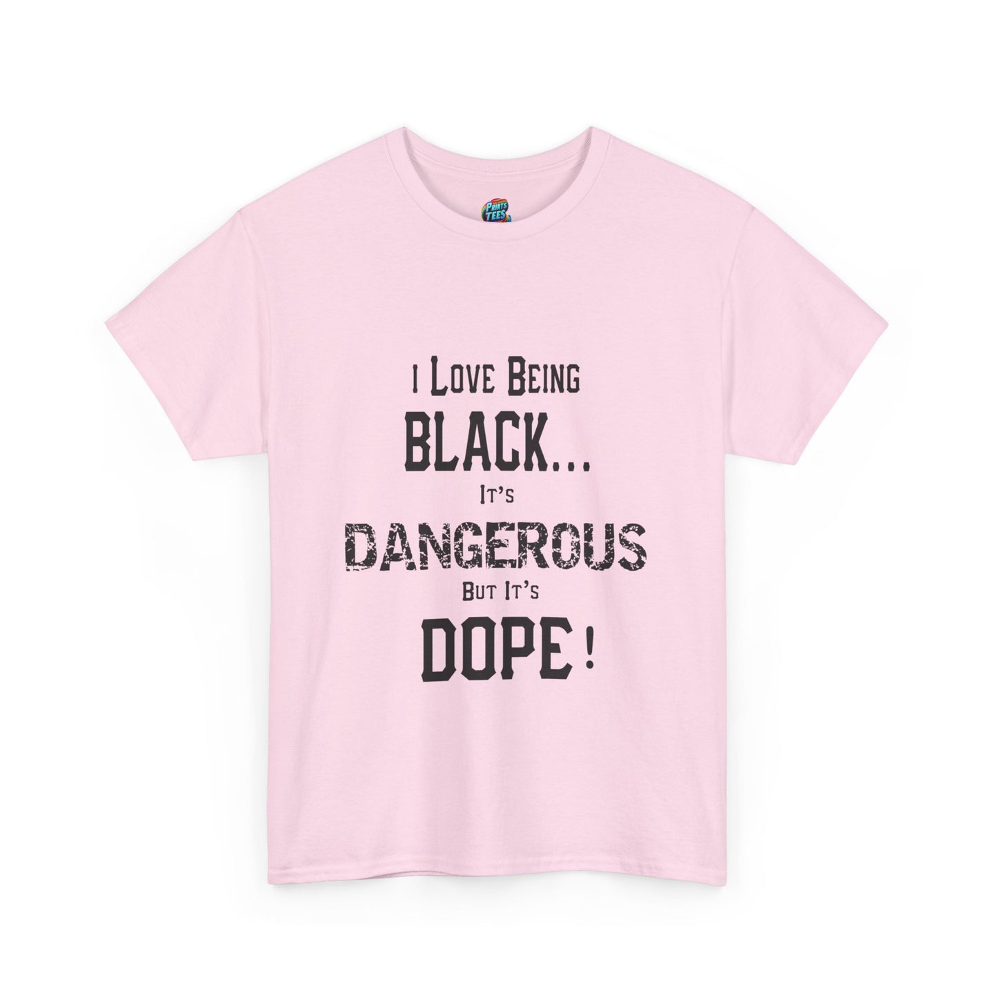 Black Is Dangerous-Heavy Cotton Classic Tee