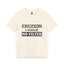 Caution-No Filter-Jersey Knit T-Shirt