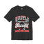 Hustle in Silence-Jersey Knit T-Shirt