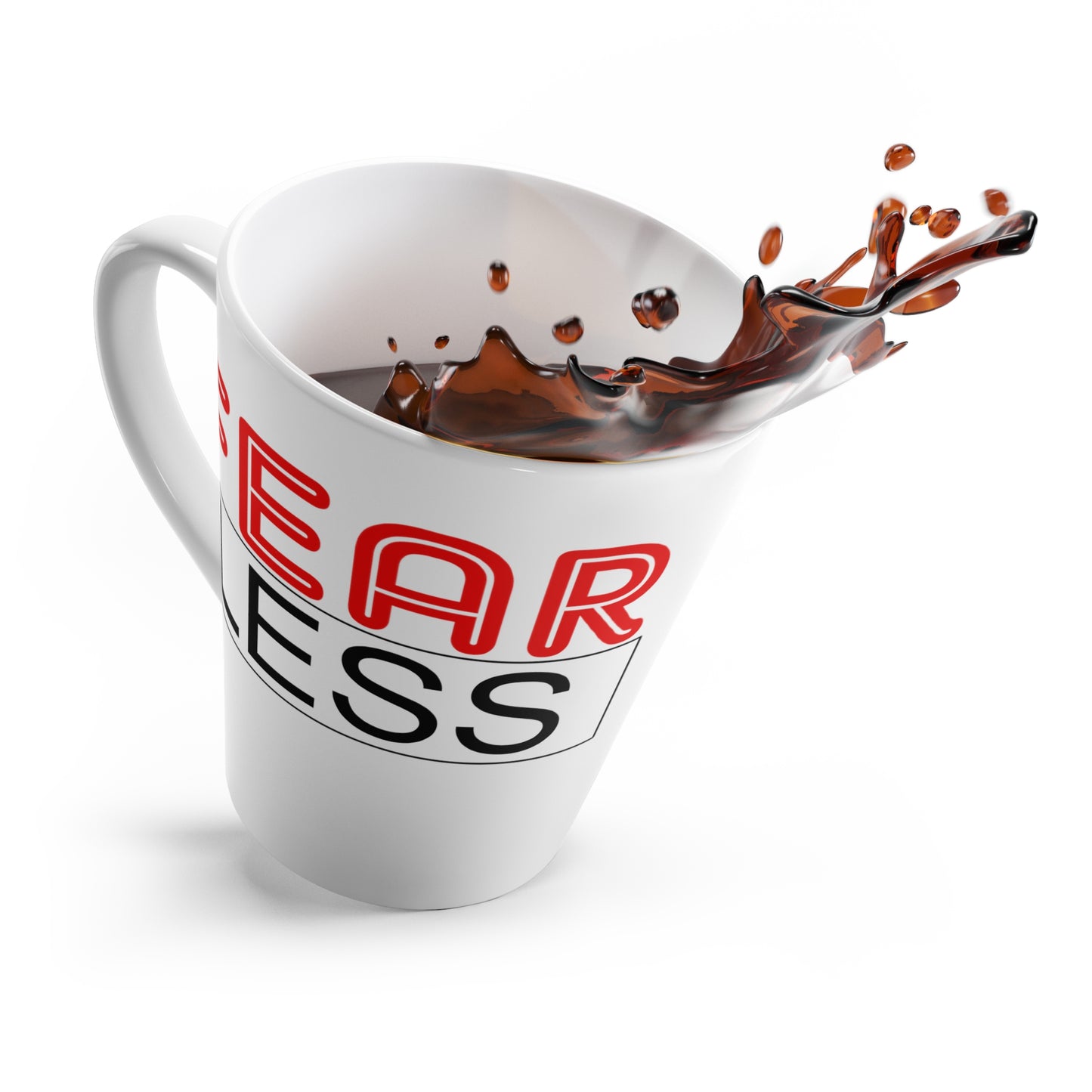 Fear-Less-Latte Mug, 12oz
