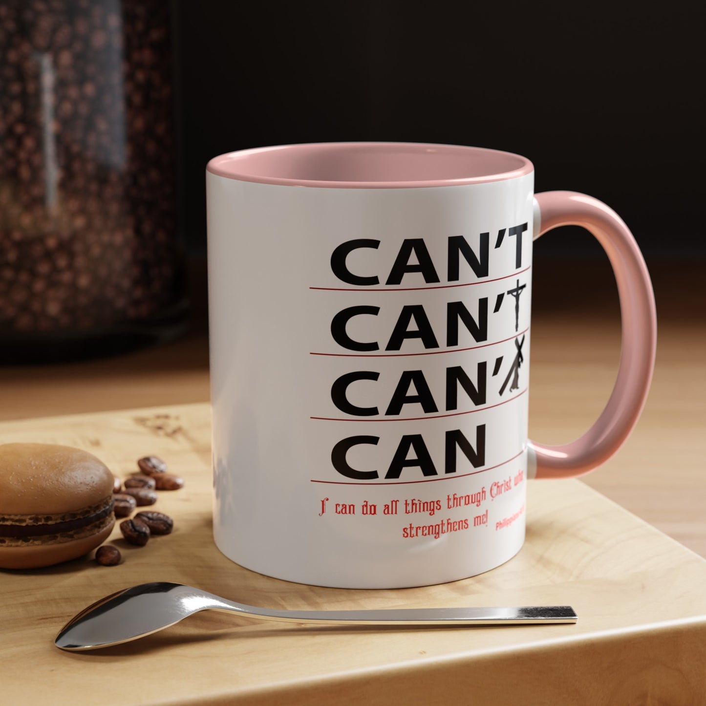 Through Christ-Accent Coffee Mug (11, 15oz)
