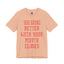 Mouth Closed-Jersey Knit T-Shirt