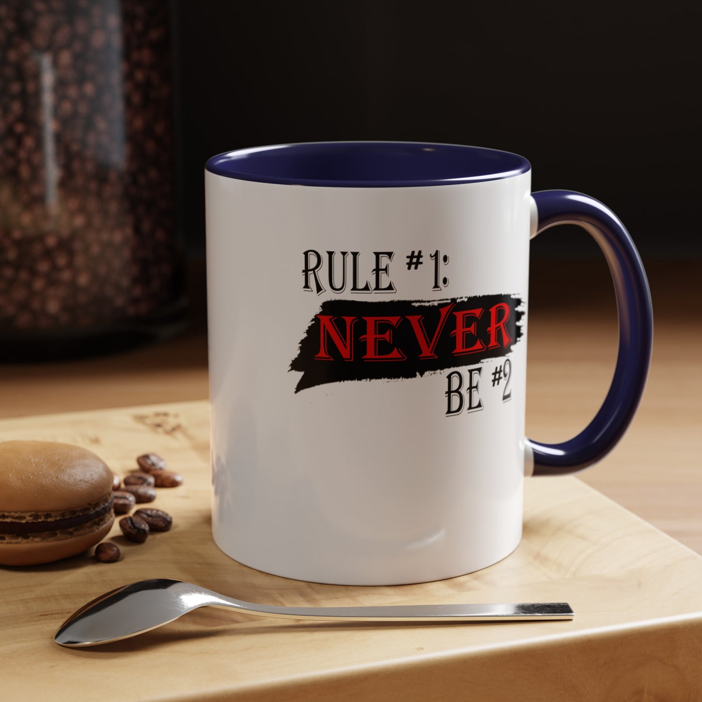 Never #2-Accent Coffee Mug (11, 15oz)