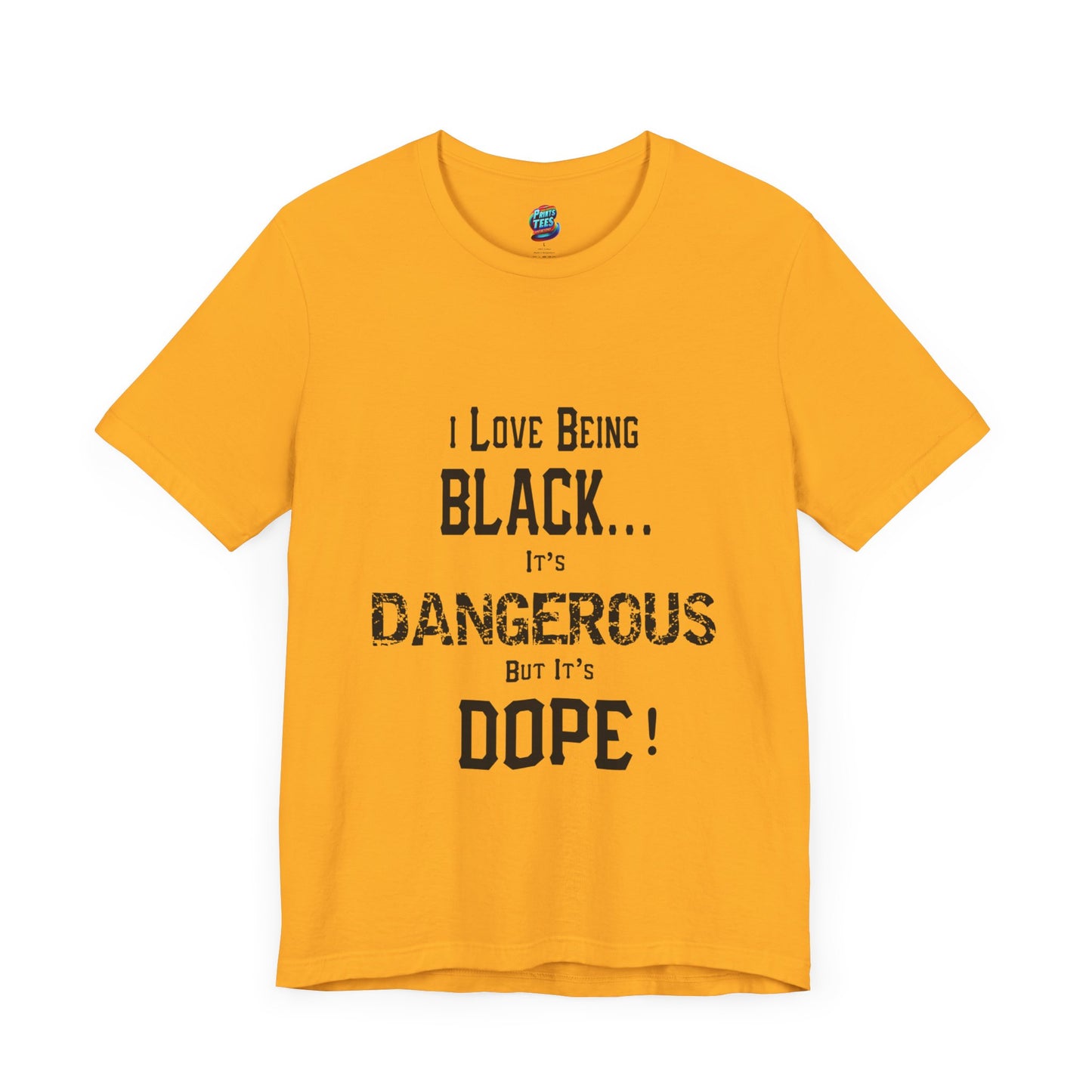Black Is Dangerous-Jersey Knit T-Shirt