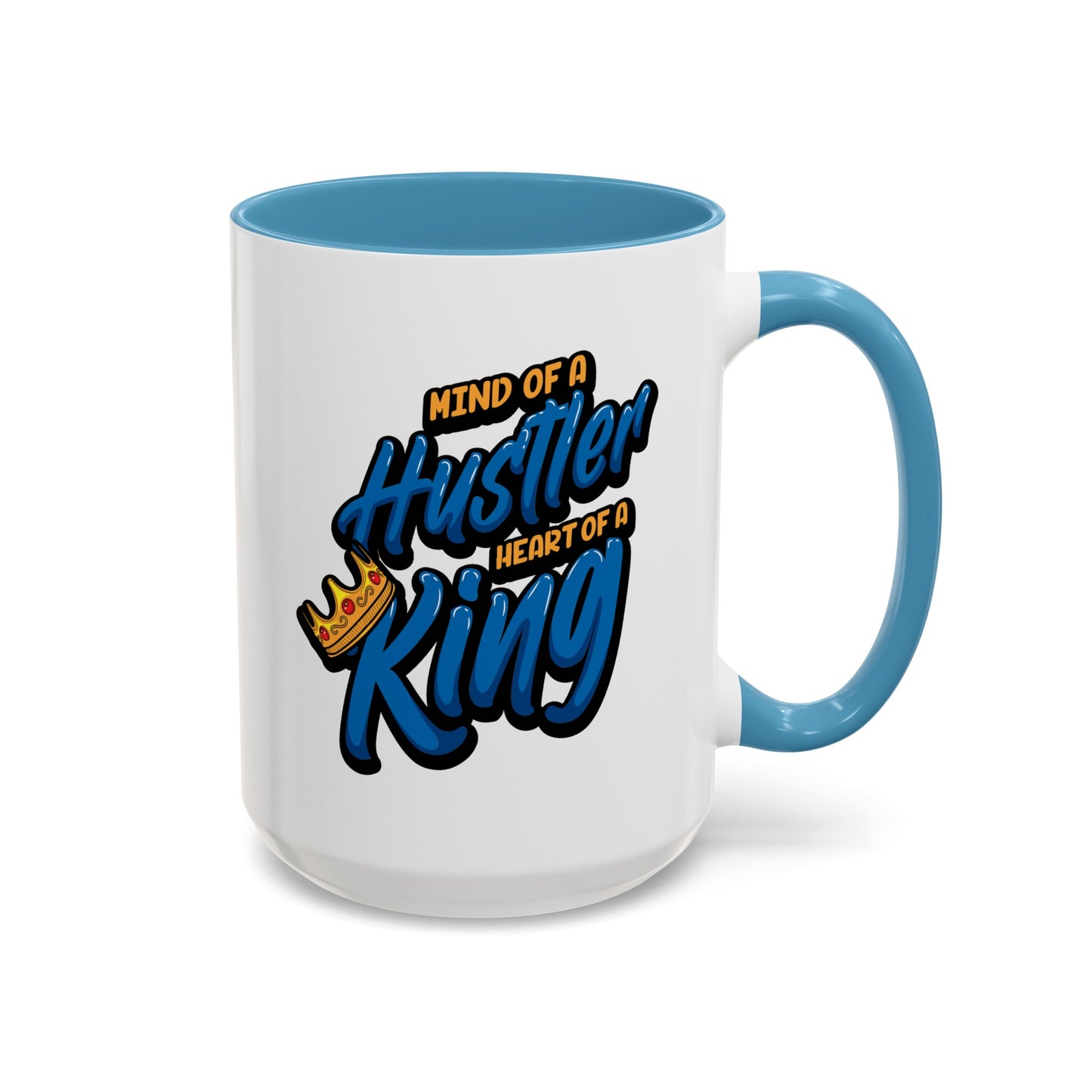 Mind of a Hustler-Accent Coffee Mug (11, 15oz)