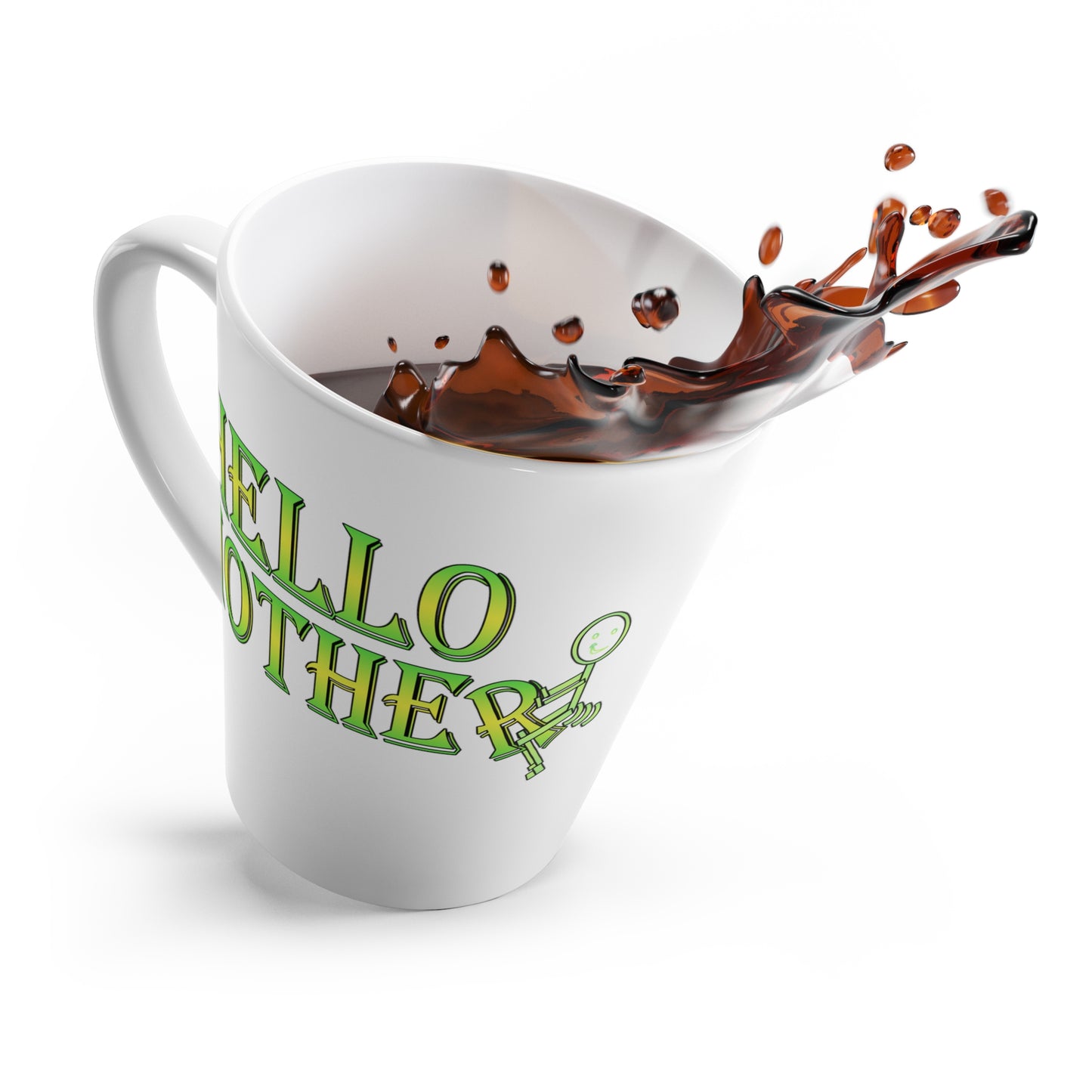 Hello Mother-Latte Mug, 12oz