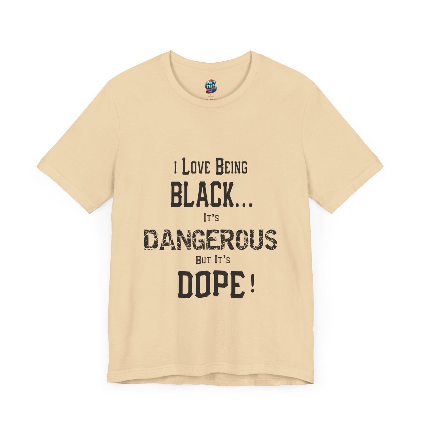 Black Is Dangerous-Jersey Knit T-Shirt