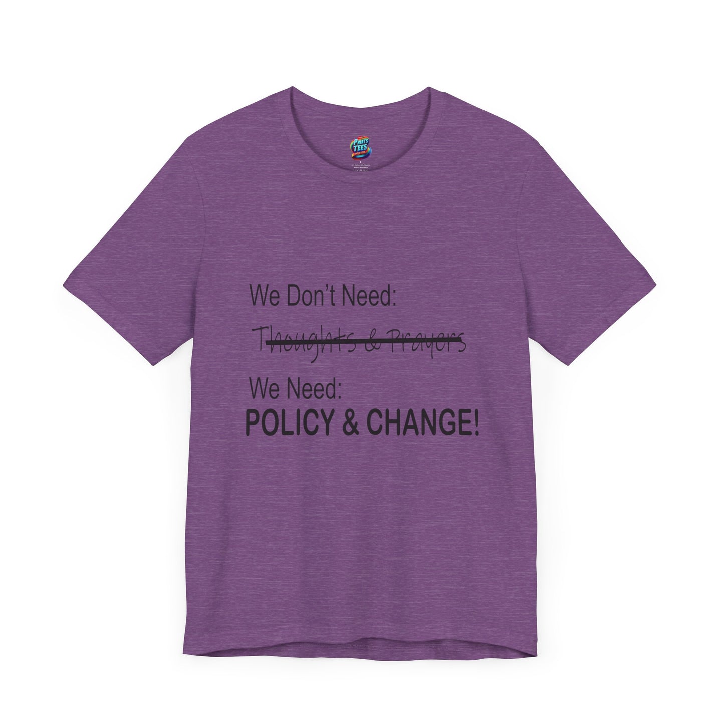 Change-Jersey Knit T-Shirt