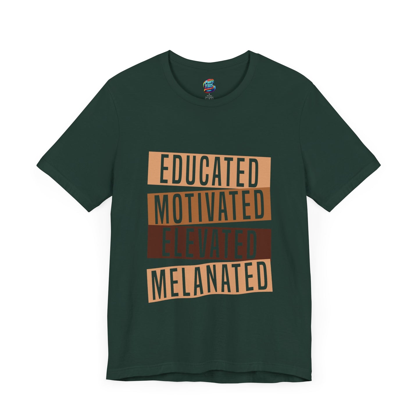 Educated Melanated-Jersey Knit T-Shirt