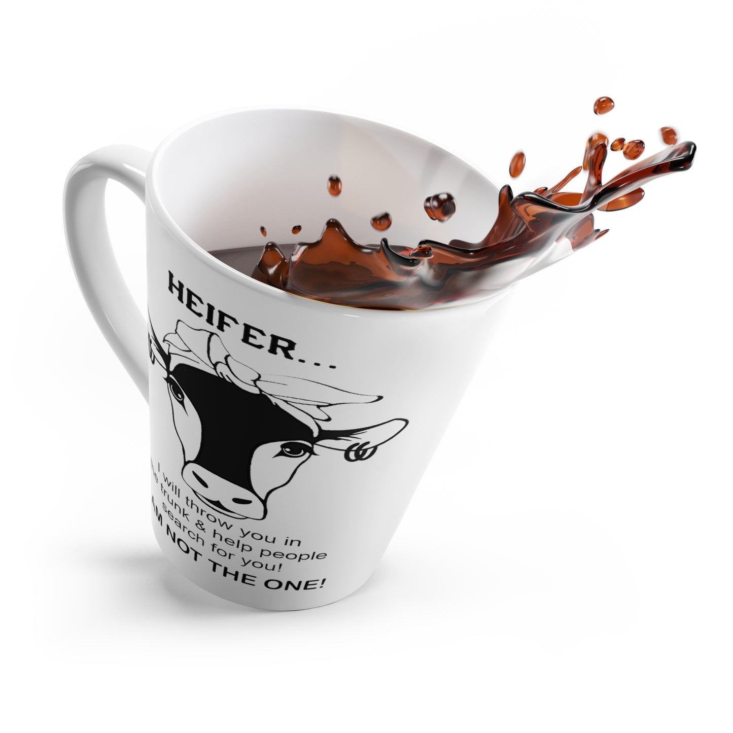 In the Trunk-Latte Mug, 12oz