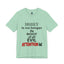 Root of evil-Attention-Jersey Knit T-Shirt