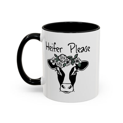 Heifer Please-Accent Coffee Mug (11, 15oz)