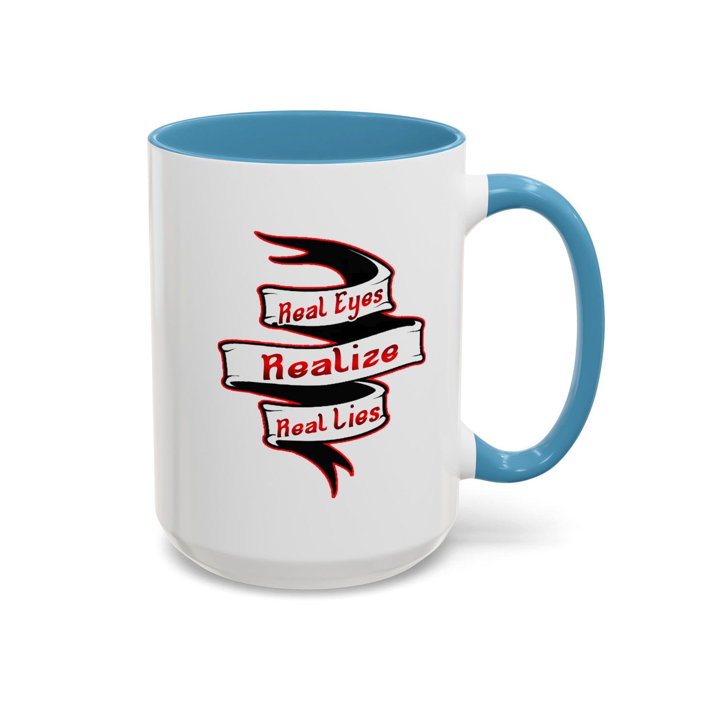 Real Eyes-Accent Coffee Mug (11, 15oz)