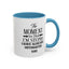 Outsmarted-Accent Coffee Mug (11, 15oz)