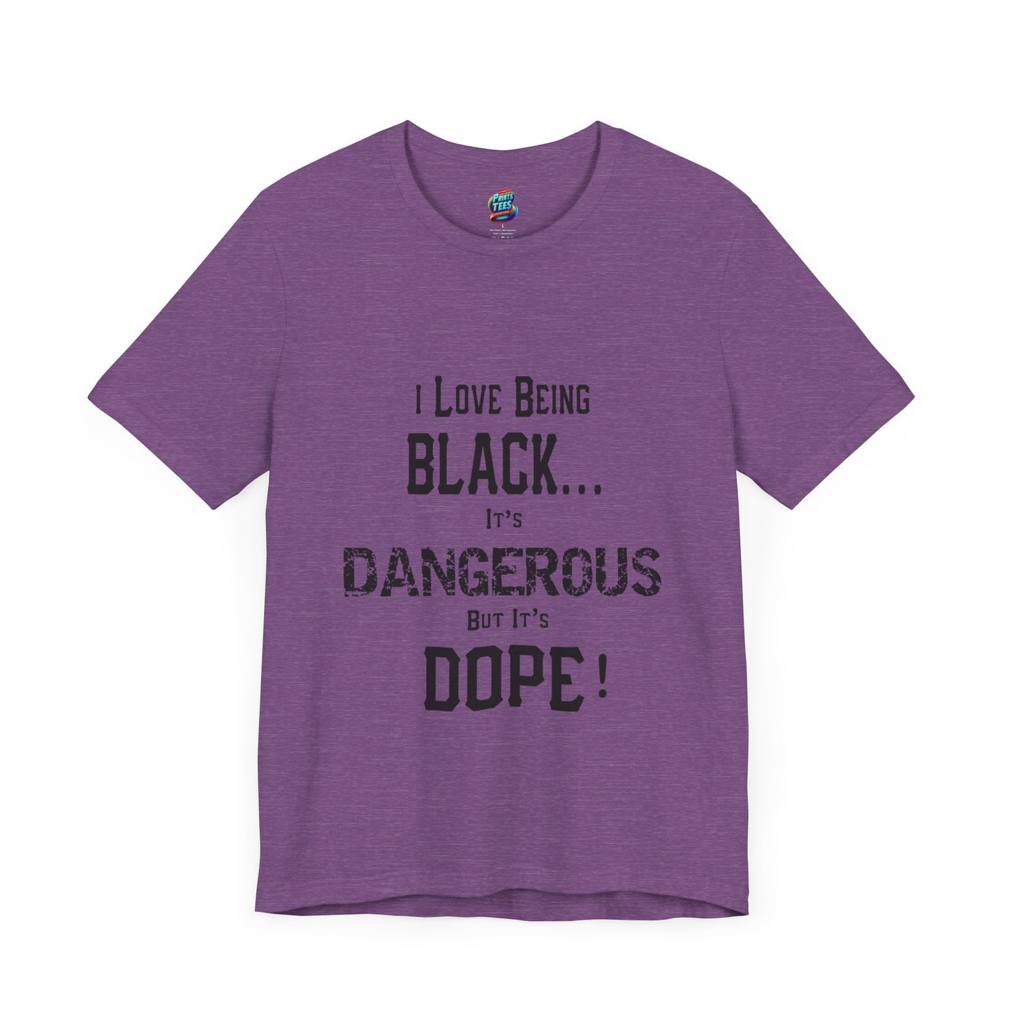 Black Is Dangerous-Jersey Knit T-Shirt