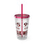 9 to 5-Sunsplash Acrylic Tumbler with Straw, 16oz
