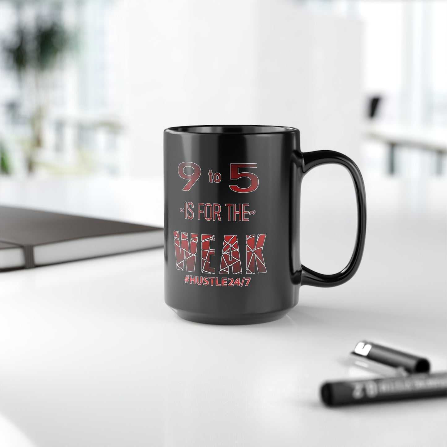 9 to 5-Black Mug (11oz, 15oz)