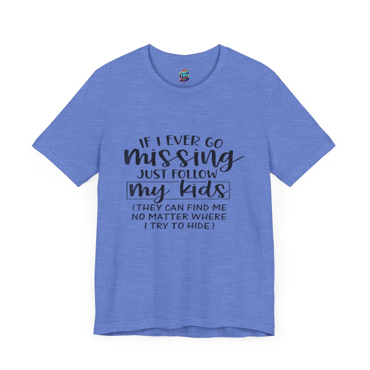 Missing-Jersey Knit T-Shirt