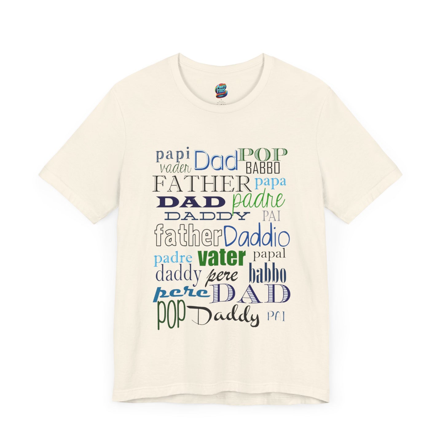 Dad Names-Jersey Knit T-Shirt