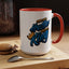 Mind of a Hustler-Accent Coffee Mug (11, 15oz)