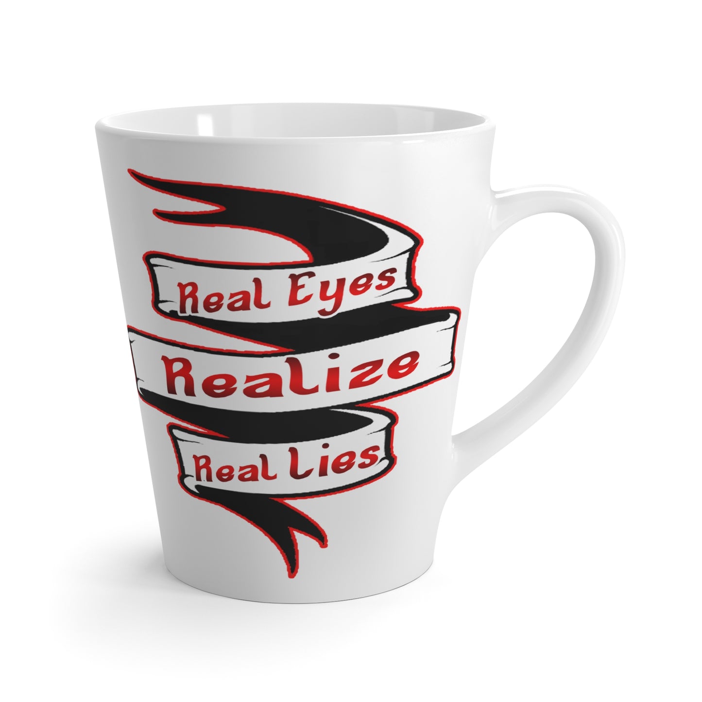 Real Eyes-Latte Mug, 12oz