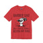 Clipper Barber Dad-Jersey Knit T-Shirt