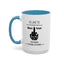 Fu(k You-Middle Finger-Accent Coffee Mug (11, 15oz)