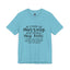 Missing-Jersey Knit T-Shirt