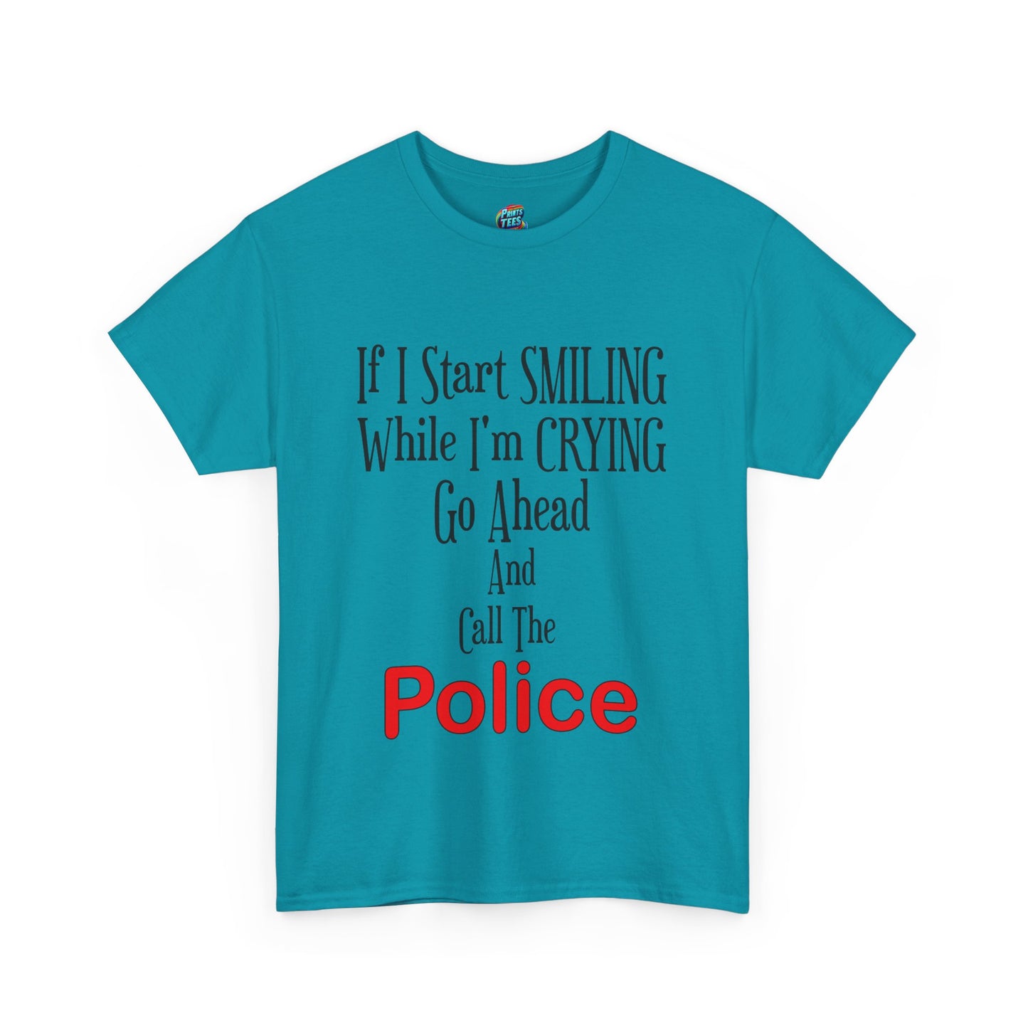 Smiling-Crying-Heavy Cotton Classic Tee