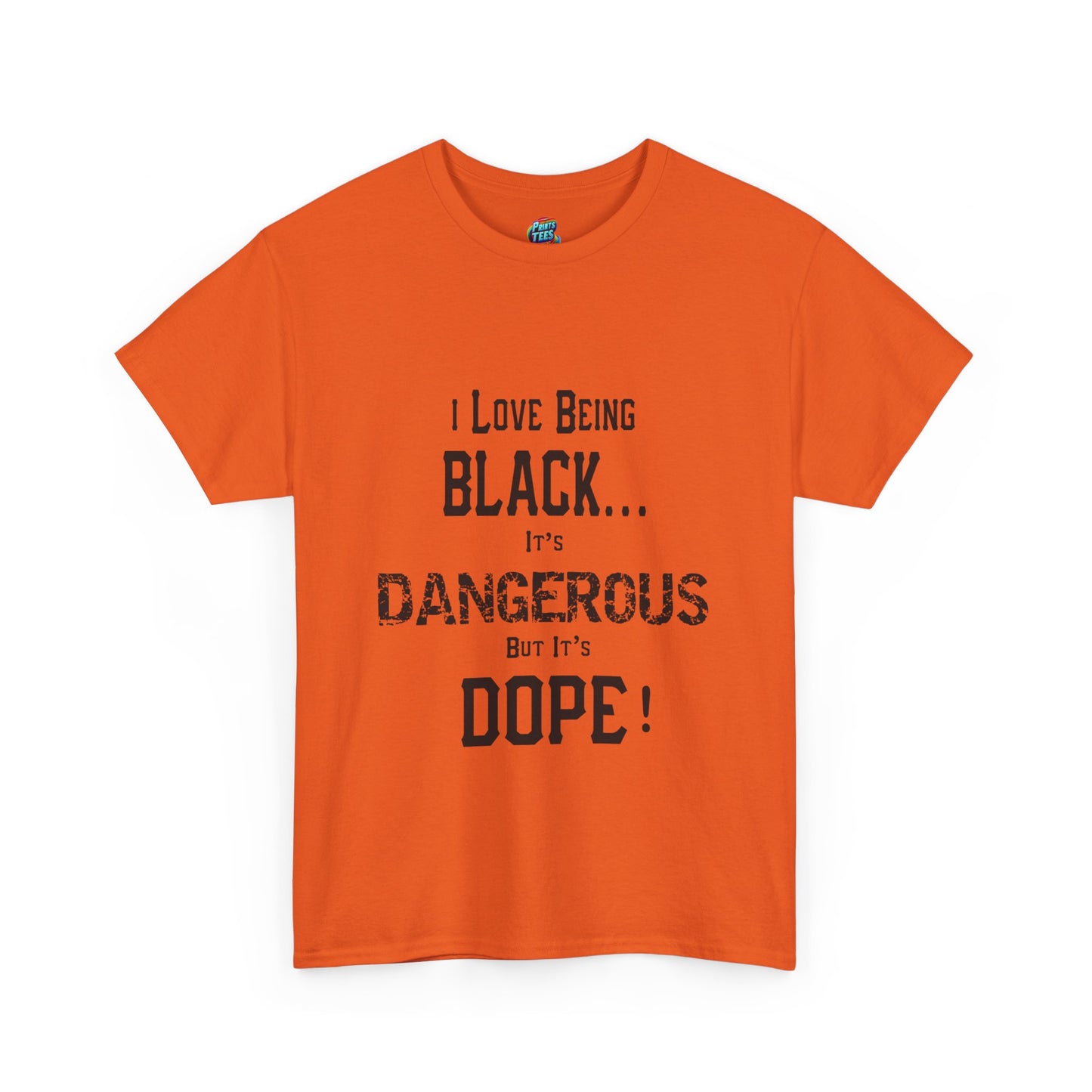 Black Is Dangerous-Heavy Cotton Classic Tee
