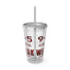 9 to 5-Sunsplash Acrylic Tumbler with Straw, 16oz