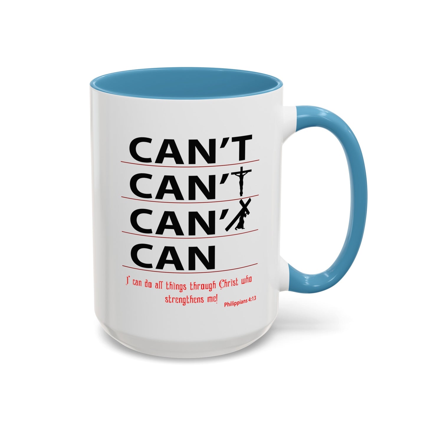 Through Christ-Accent Coffee Mug (11, 15oz)