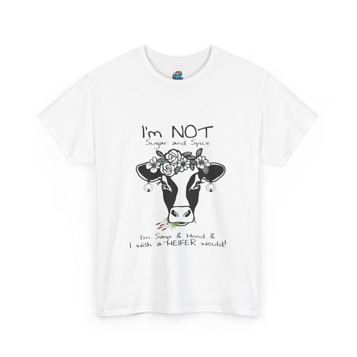 Sage and Hood-Heavy Cotton Classic Tee