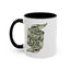 Root of Evil-Money-Accent Coffee Mug (11, 15oz)