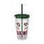 9 to 5-Sunsplash Acrylic Tumbler with Straw, 16oz