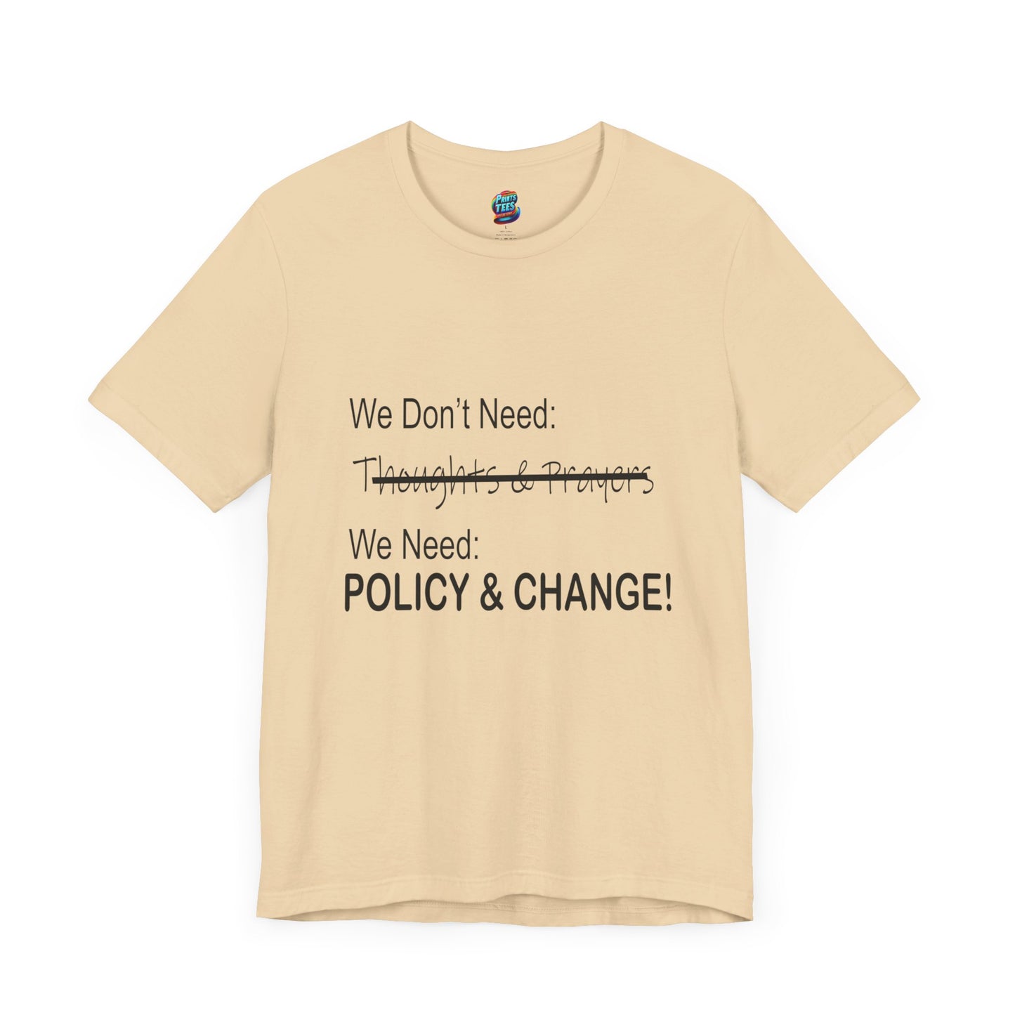 Change-Jersey Knit T-Shirt