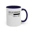 Overthinking-Accent Coffee Mug (11, 15oz)