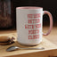 Mouth Closed-Accent Coffee Mug (11, 15oz)