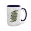 Root of Evil-Money-Accent Coffee Mug (11, 15oz)