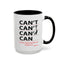 Through Christ-Accent Coffee Mug (11, 15oz)