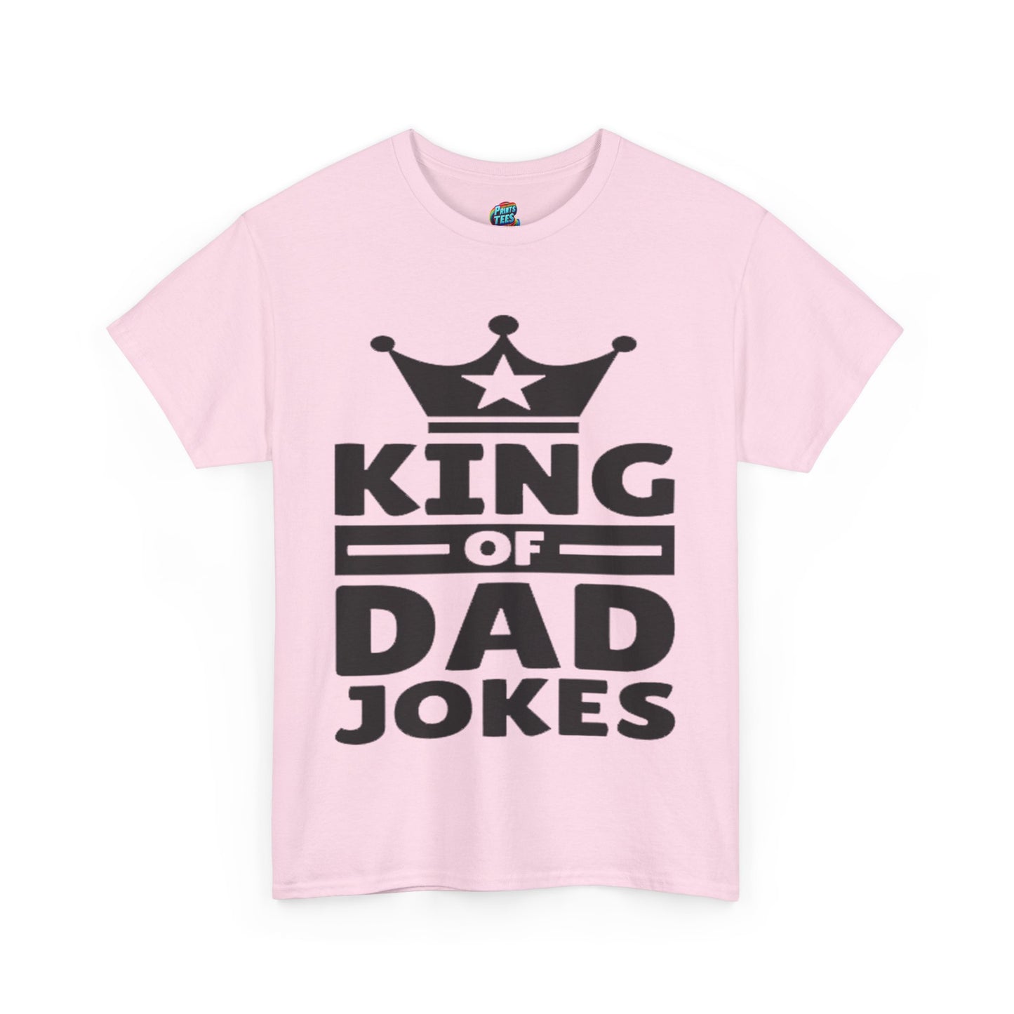 King of Dad Jokes-Heavy Cotton Classic Tee