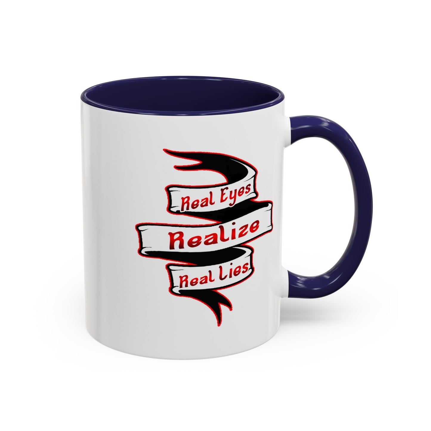 Real Eyes-Accent Coffee Mug (11, 15oz)