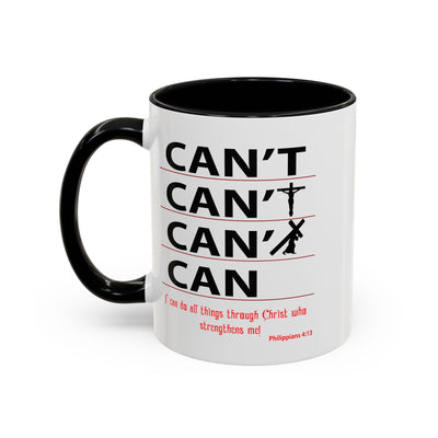 Through Christ-Accent Coffee Mug (11, 15oz)