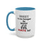 Root of Evil-Hate-Accent Coffee Mug (11, 15oz)