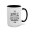 Outsmarted-Accent Coffee Mug (11, 15oz)
