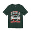 Hustle in Silence-Jersey Knit T-Shirt